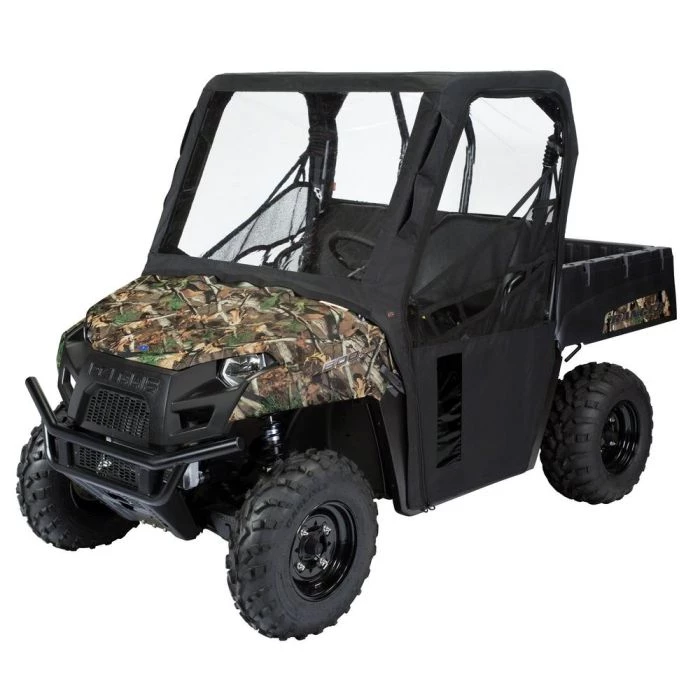 Classic 52-242-010401-RT Polaris Ranger Mid-Size UTV Cab Enclosure Black - Image 2