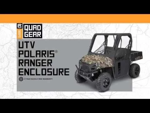 Classic 52-242-010401-RT Polaris Ranger Mid-Size UTV Cab Enclosure Black - Image 5